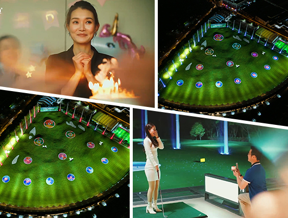 GOLF+無限玩法！高爾夫智能燈光互動控制系統(tǒng)等您來體驗